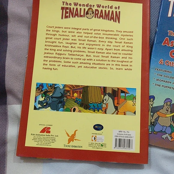 The Wonder World of Tenali Raman,vol.1 &2, Tinkle - Picture 8 of 12